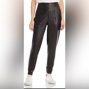 Spanx Faux Leather Joggers Women’s Small Black